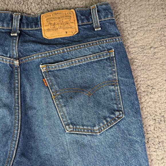 Vintage Levis Jeans Mens 36x32 517 Bootcut Orange Tab USA Made 80s 20517-0217 - Picture 1 of 15